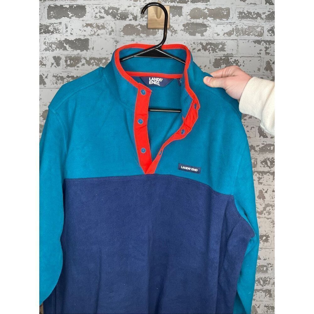 Lands end | mens 1/4 snap pullover sweatshirt